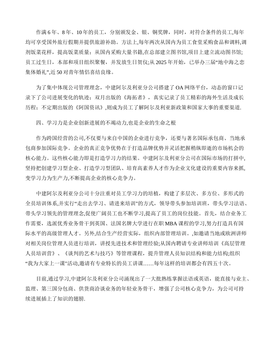 加强企业文化建设打造国际化优秀团队._第3页