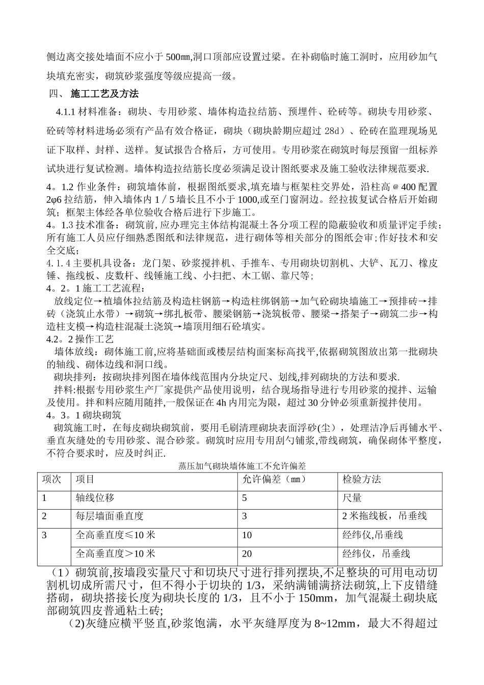 加气混凝土砌块施工方案51884_第2页