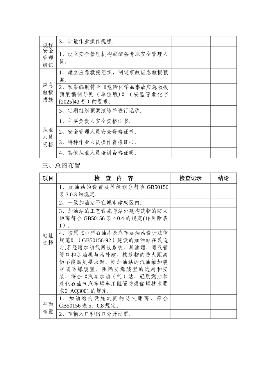 加油站安全检查表_第2页