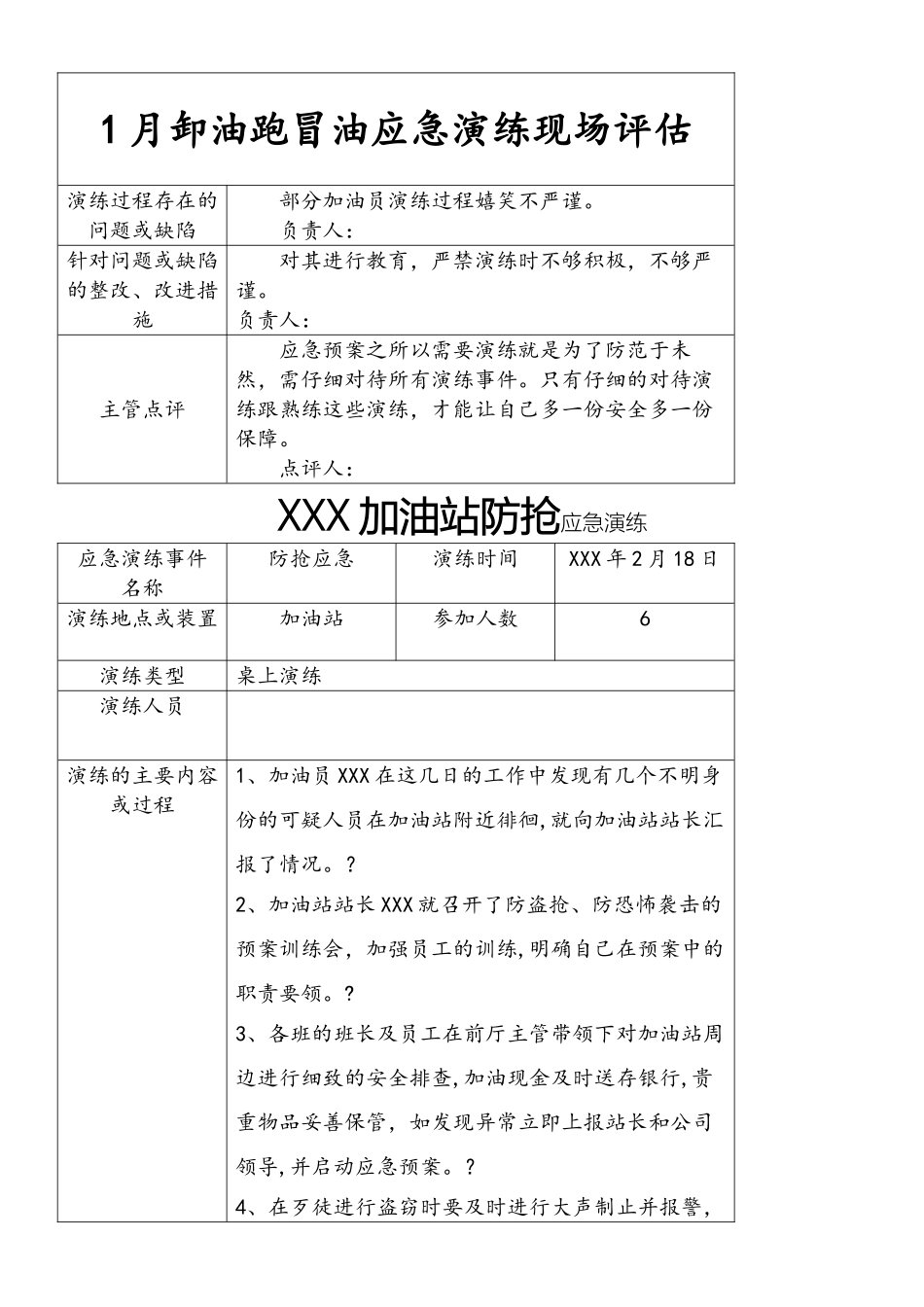 加油站应急演练汇总_第2页