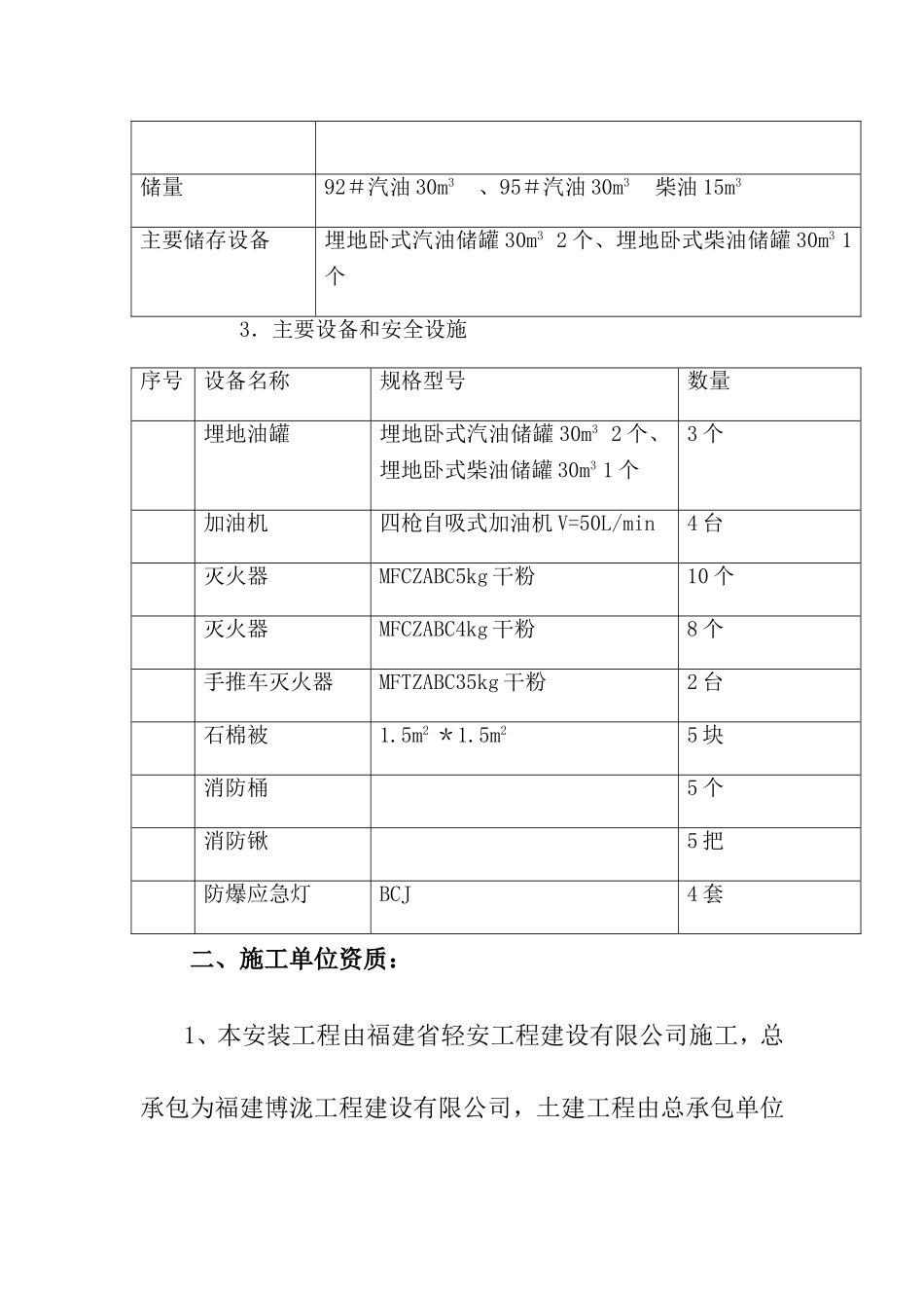 加油站施工情况报告_第2页