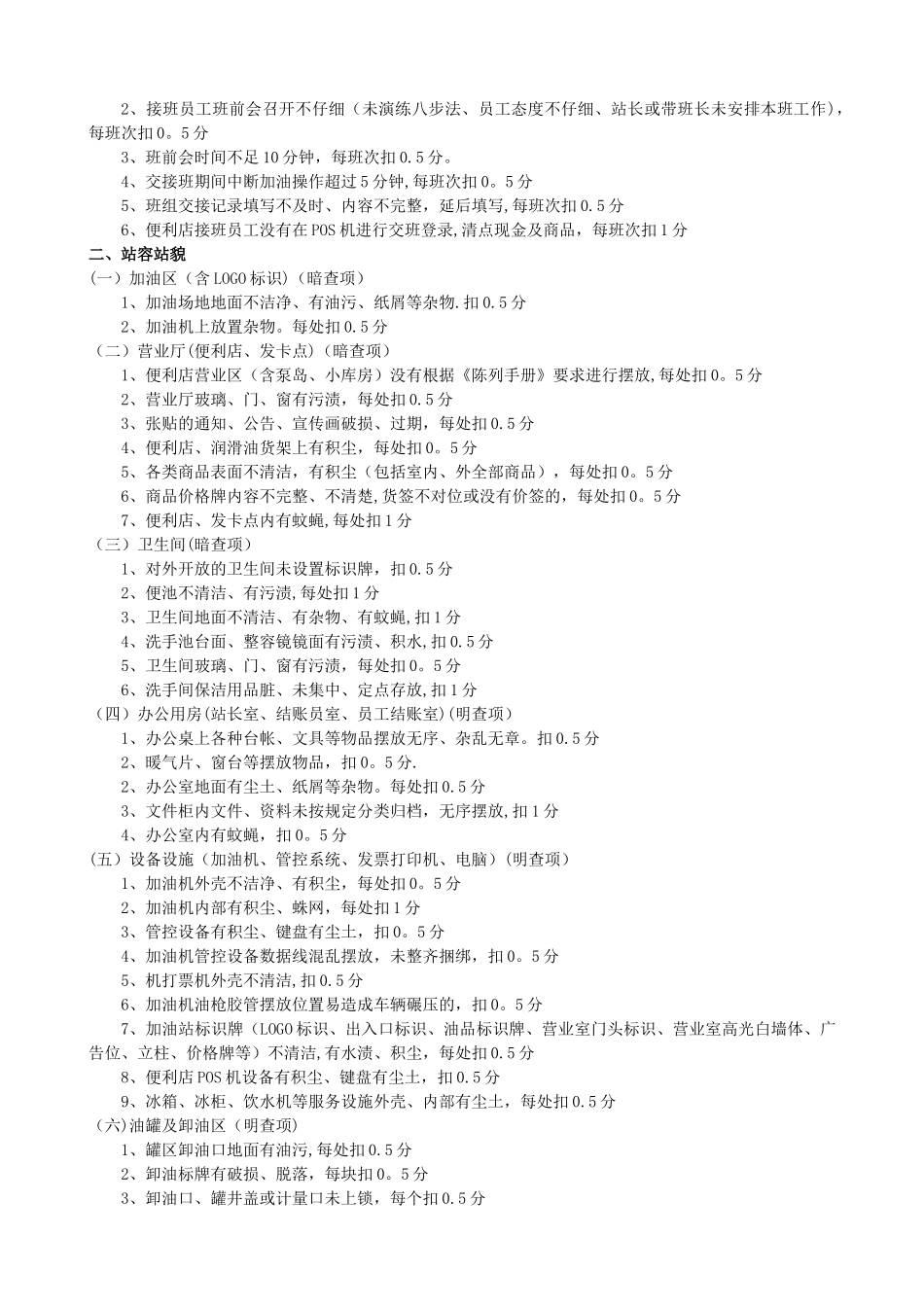 加油站现场检查细则_第2页