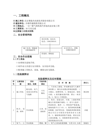 动火作业安全措施