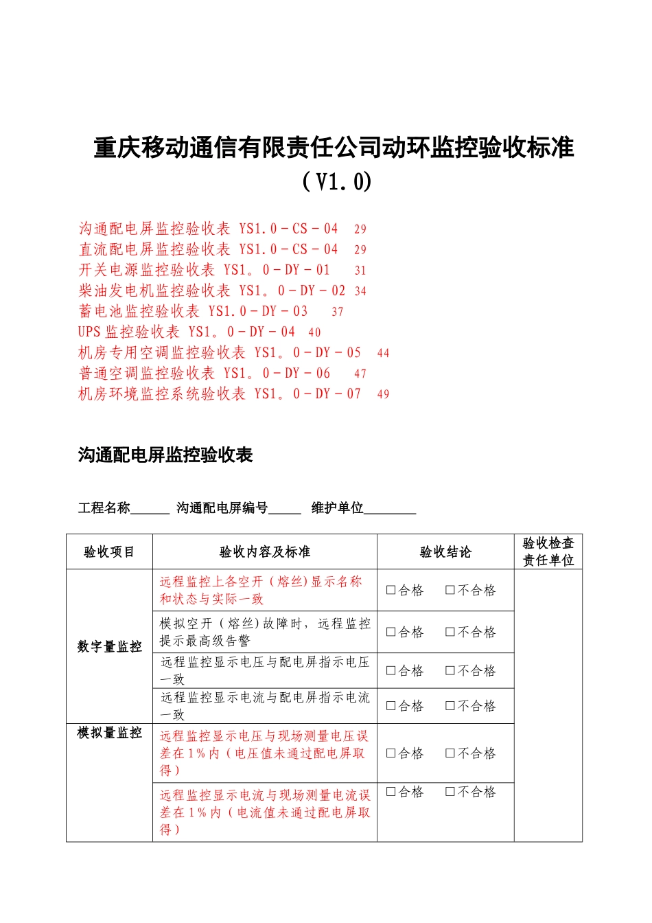 动环监控验收标准3_第1页