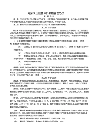 劳务分包管理制度72232