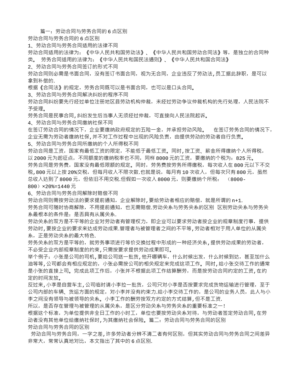 劳务合同起征点_第1页