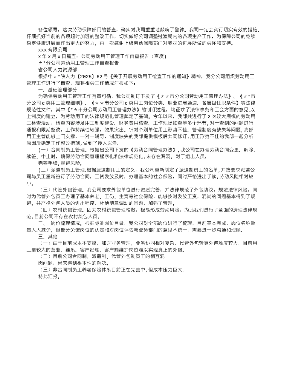 劳动用工整改报告_第3页