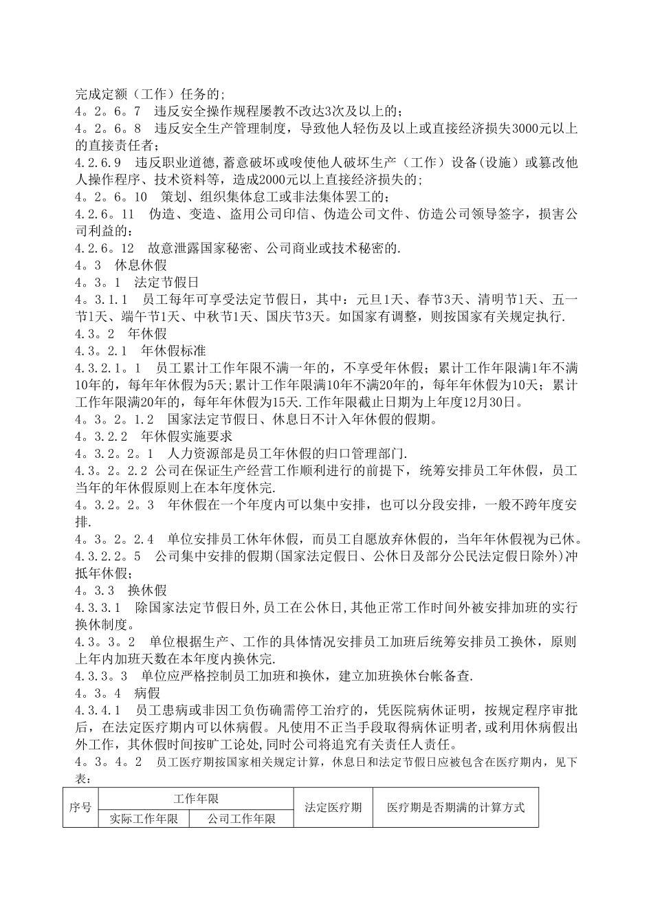 劳动纪律与员工休假管理_第3页
