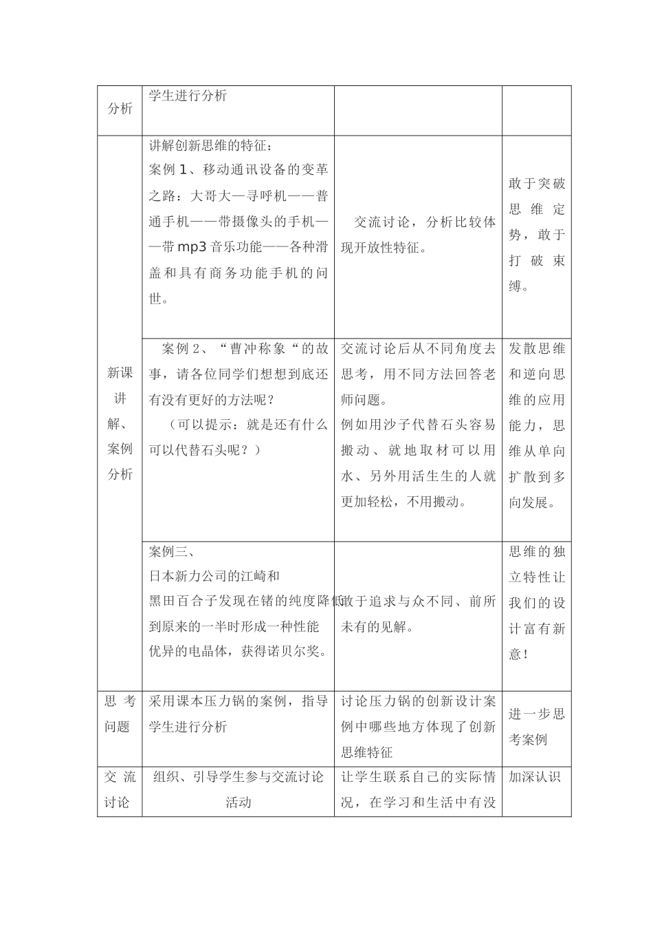 《怎样实现创新设计》教学设计_第3页