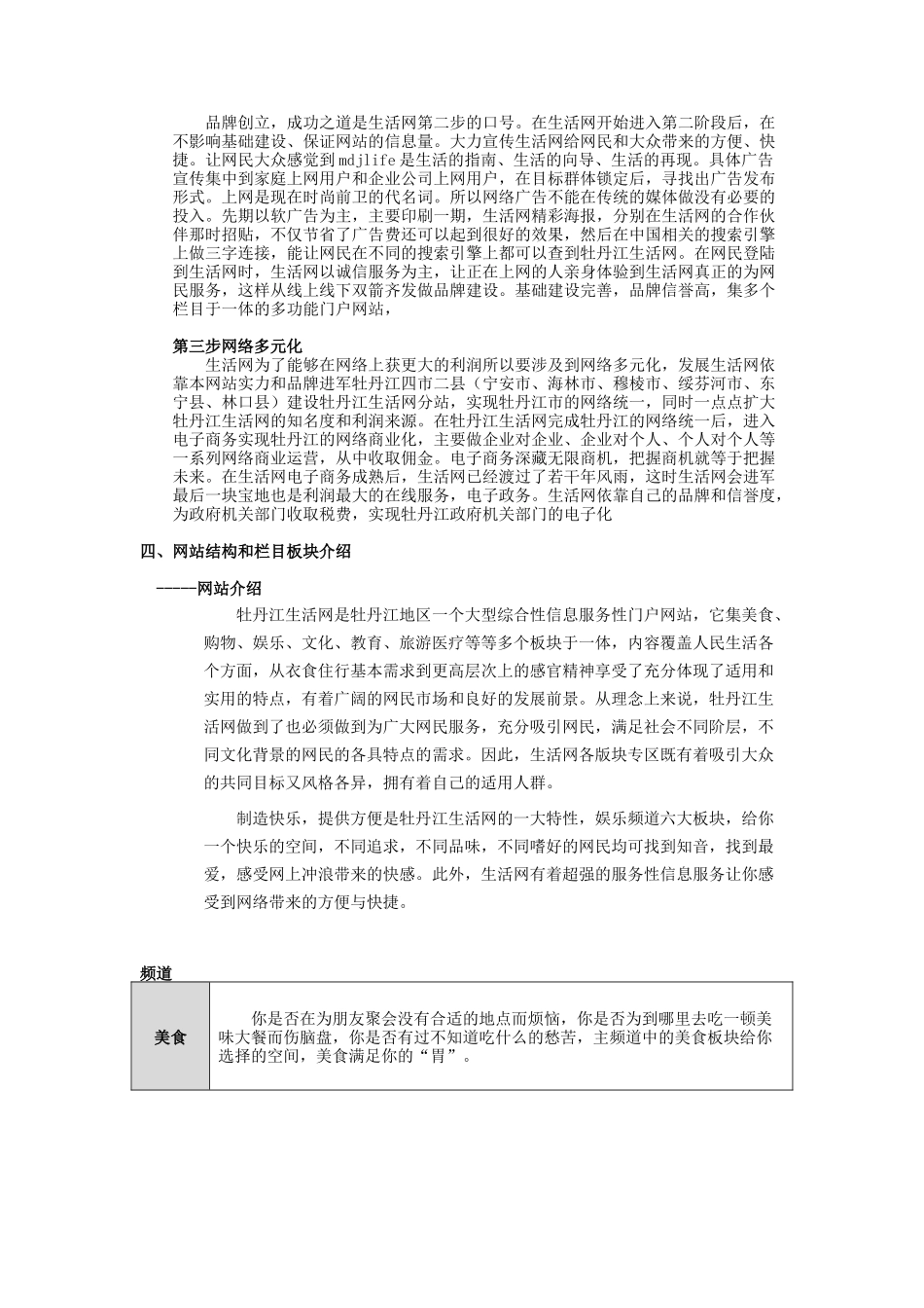 生活网投资计划书_第3页