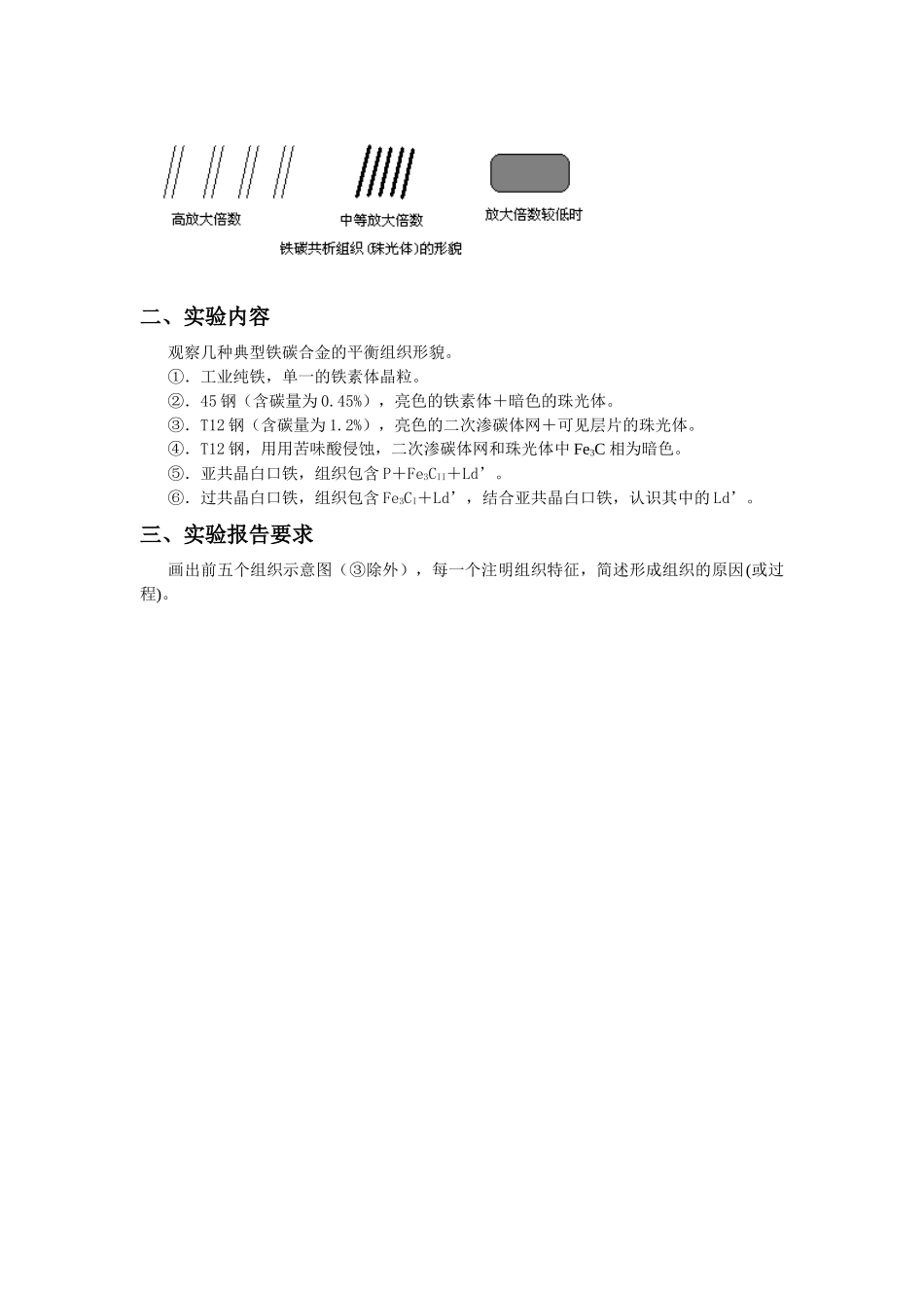 实验五铁碳合金组织观察_第2页