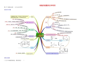 高中生物 1 5.4 光与光合作用教材图解学案 新人教版必修1-新人教版高一必修1生物学案