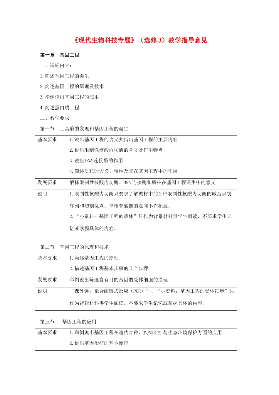 高中生物 《现代生物科技专题》素材（2）（浙科版选修3）_第1页