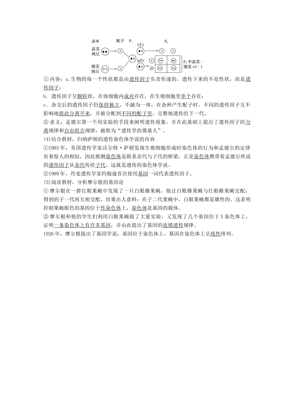 高中生物 第1章 人类探索遗传物质的历程 第1课时 人类探索遗传物质的历程教学案 北师大版必修2-北师大版高一必修2生物教学案_第2页