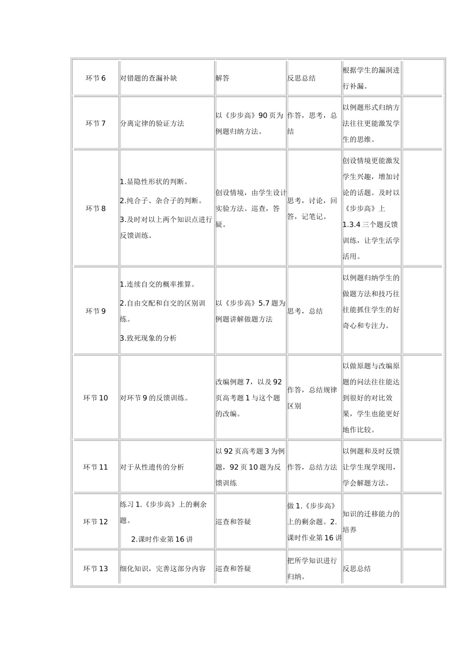 高中生物 基因的分离定律教学设计 新人教版必修2-新人教版高三必修2生物教案_第2页