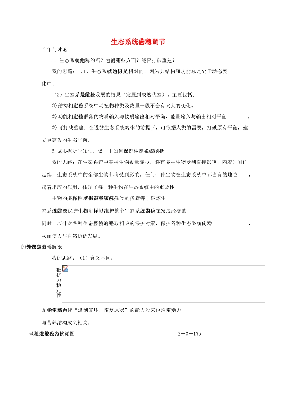 高中生物 第二单元 生物群体的稳态与调节 第三章 生态系统的稳态与调节（1）素材 中图版必修3-中图版高二必修3生物素材_第1页