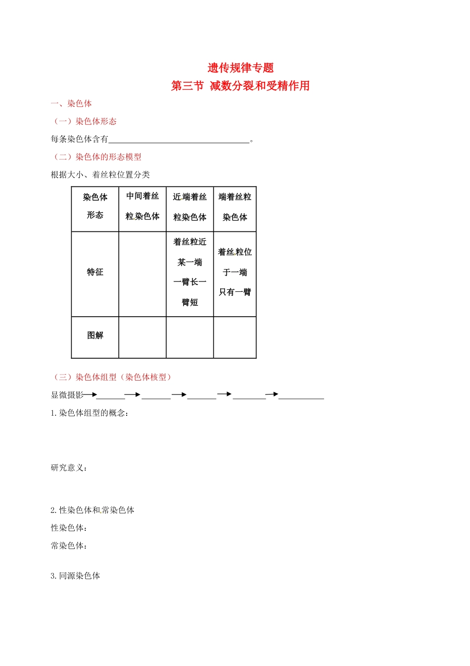 高中生物 减数分裂和受精作（一）素材 新人教版必修2-新人教版高一必修2生物素材_第1页
