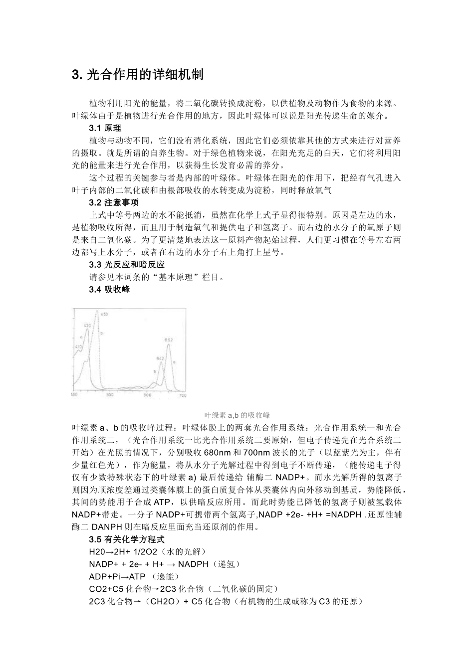 高中生物《光合作用》文字素材5 苏教版必修1_第3页