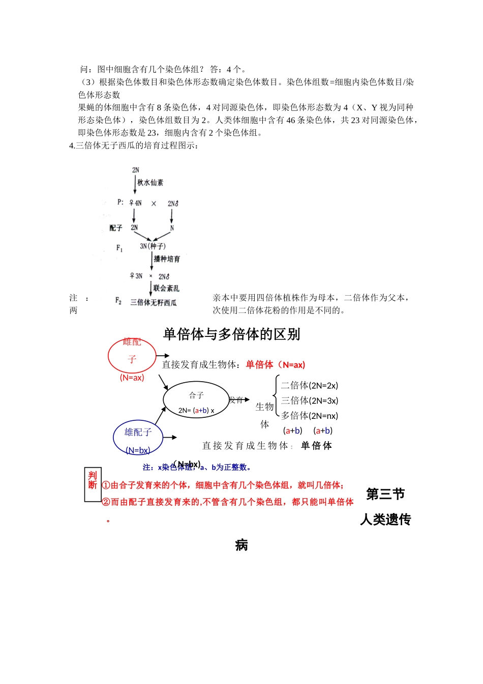 高中生物《染色体变异》文字素材1 新人教版必修2_第3页
