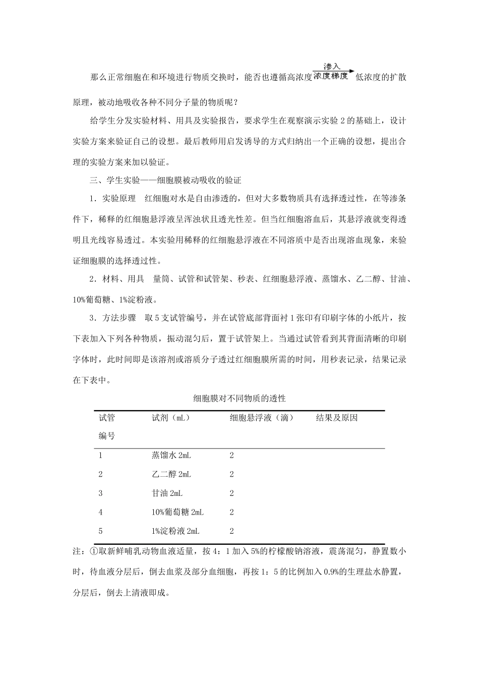 高中生物《细胞膜的结构与功能》文字素材6 中图版必修1_第2页