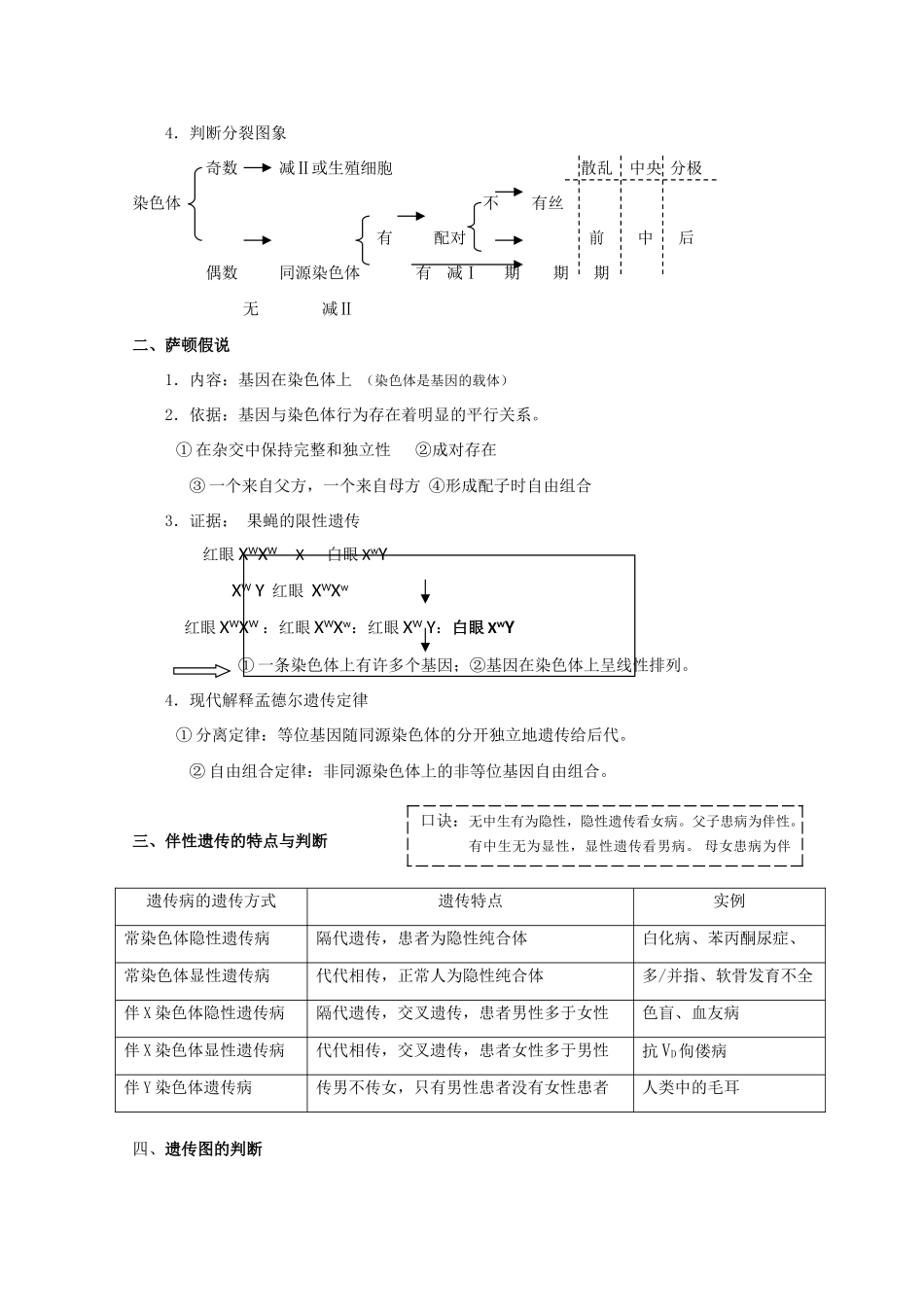 高中生物：第2章 基因和染色体的关系 素材（1）（新人教版必修2）_第2页