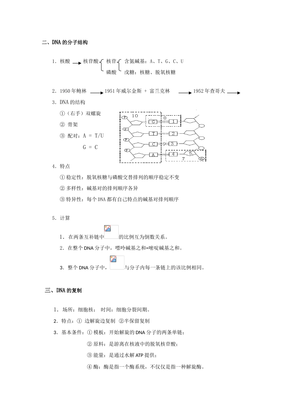 高中生物：第3章 基因的本质 素材（1）（新人教版必修2）_第2页