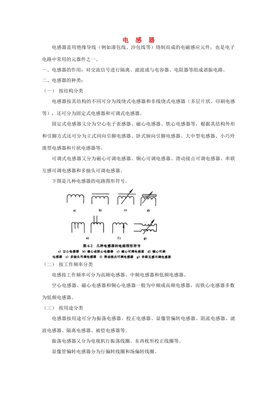 高中通用技术 电感器图片素材 苏教版选修1_第1页