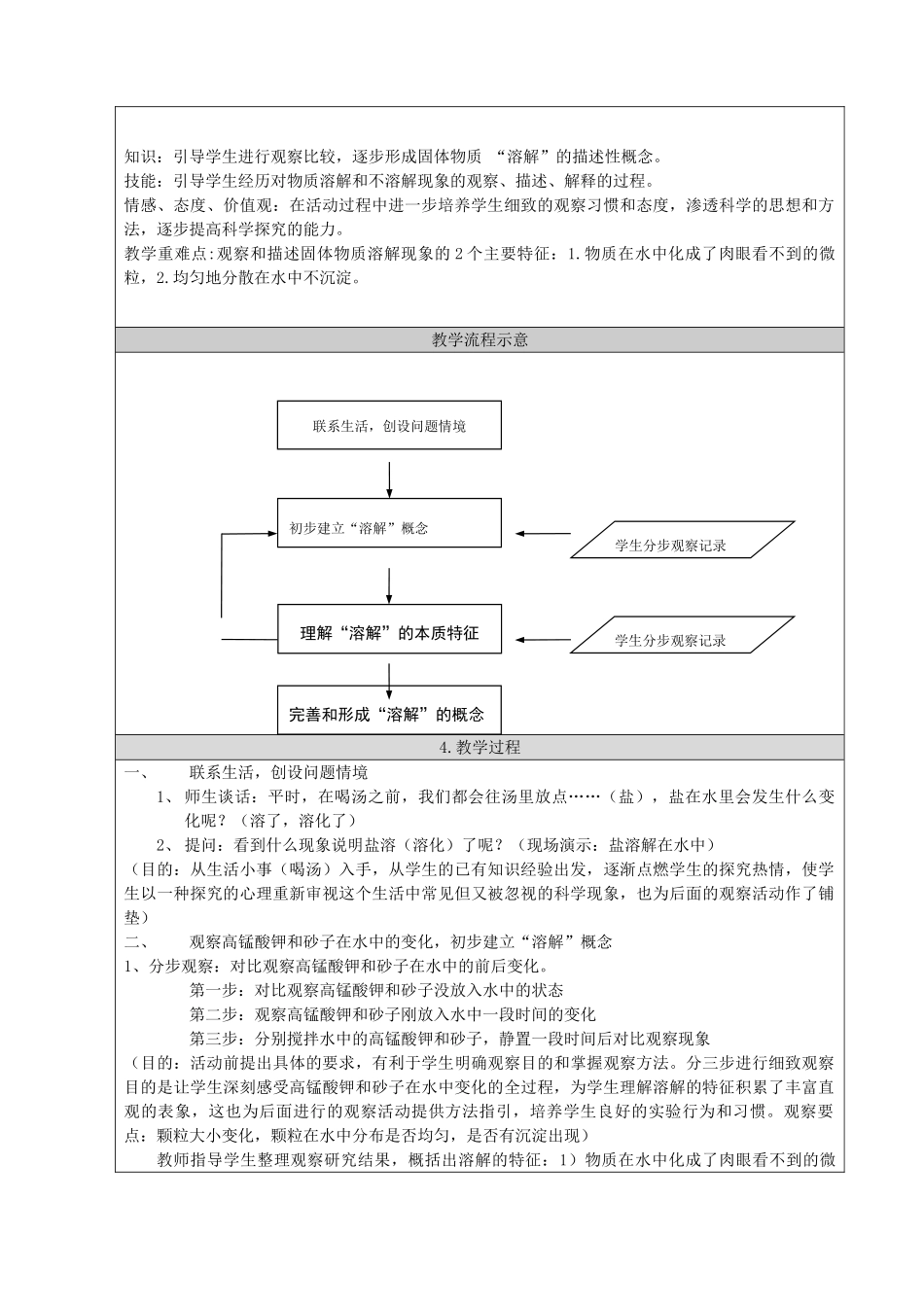 2014三年级科学下册 水能溶解一些物质教案2 首师大版_第2页