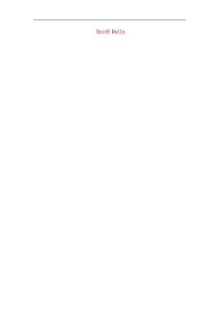 2014年秋四年级英语上册 Unit8 Dolls（第1课时）教案 译林版