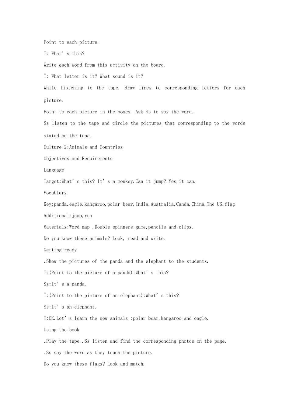 三年级英语上册 Review 2教案 广东版（先锋开心）-广东版小学三年级上册英语教案_第2页