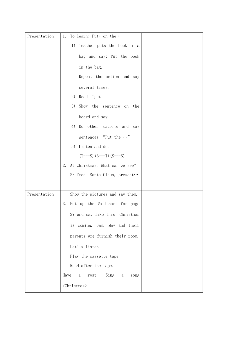 二年级英语上册 Unit 6 Period 4-6教案 沪教牛津版_第2页