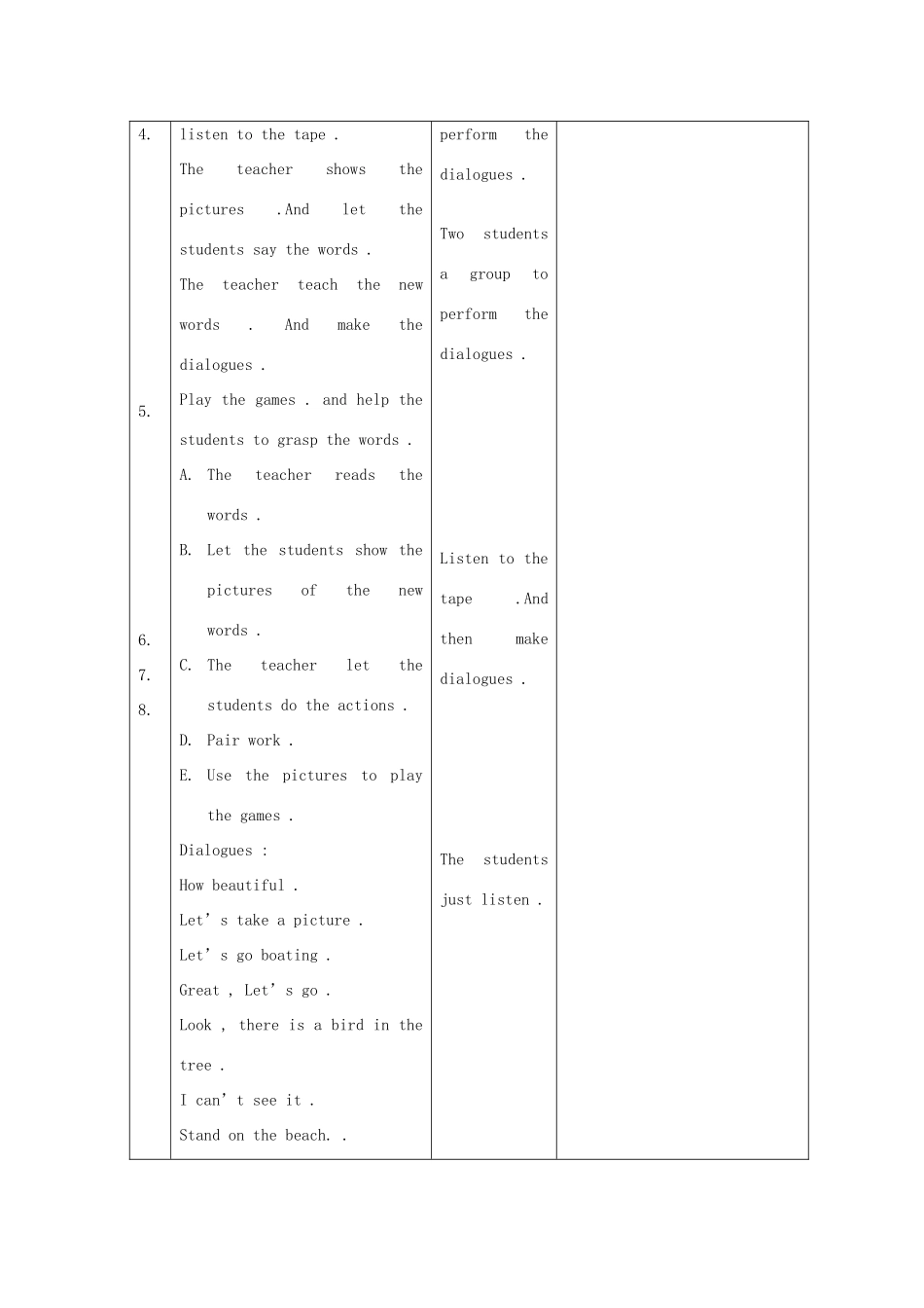 二年级英语上册 unit3 Lesson15-Lesson16教案 人教新起点_第2页