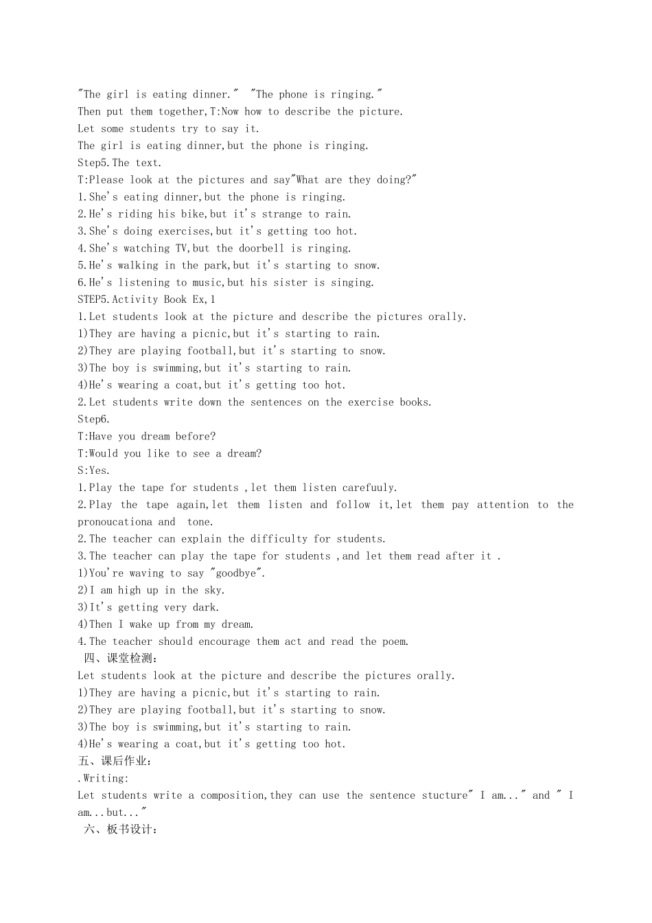 六年级英语下册 Module 5 Unit 2(5)教学案 外研版（三起）_第2页