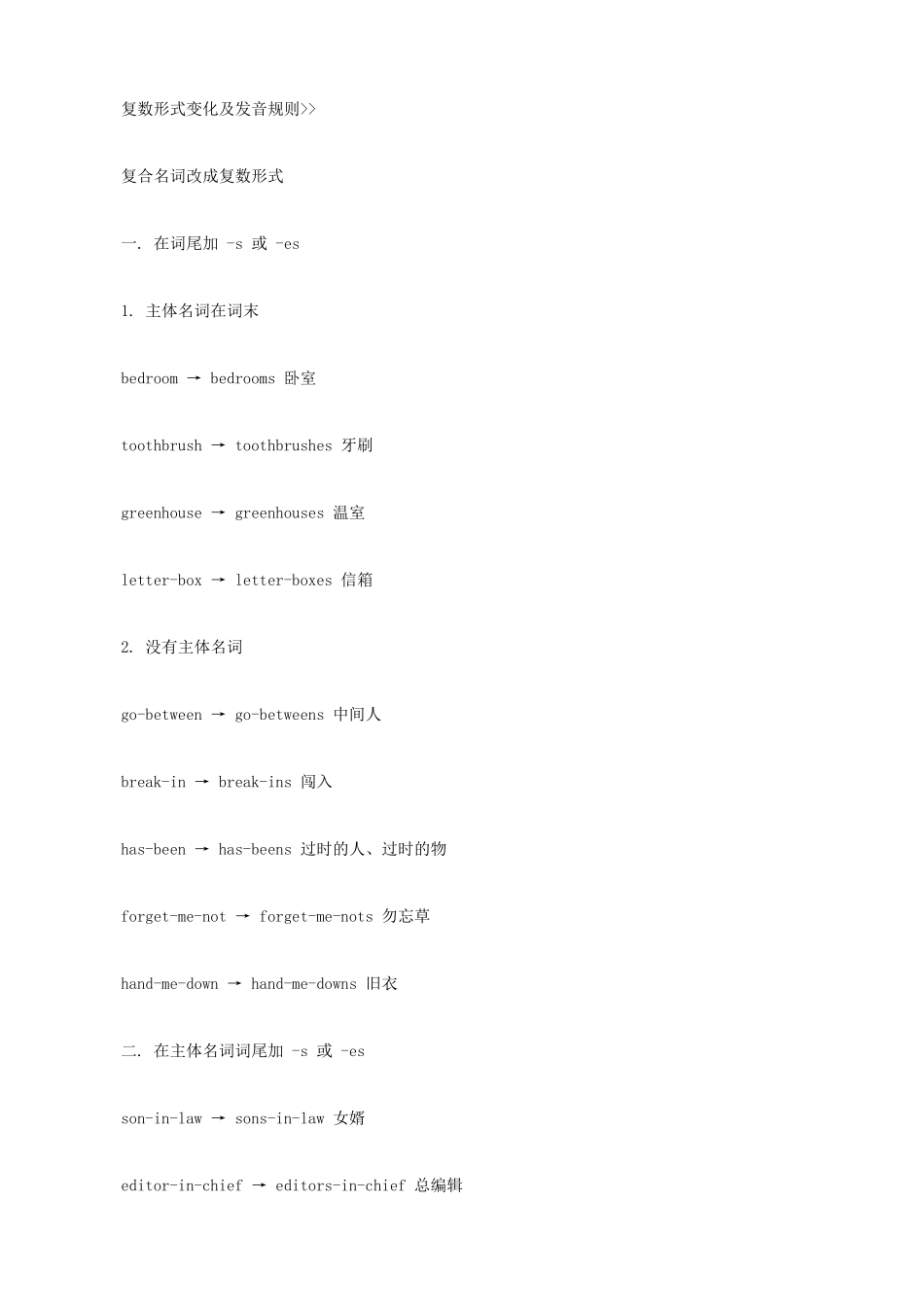 小升初英语语法零基础 可数名词（上）_第2页