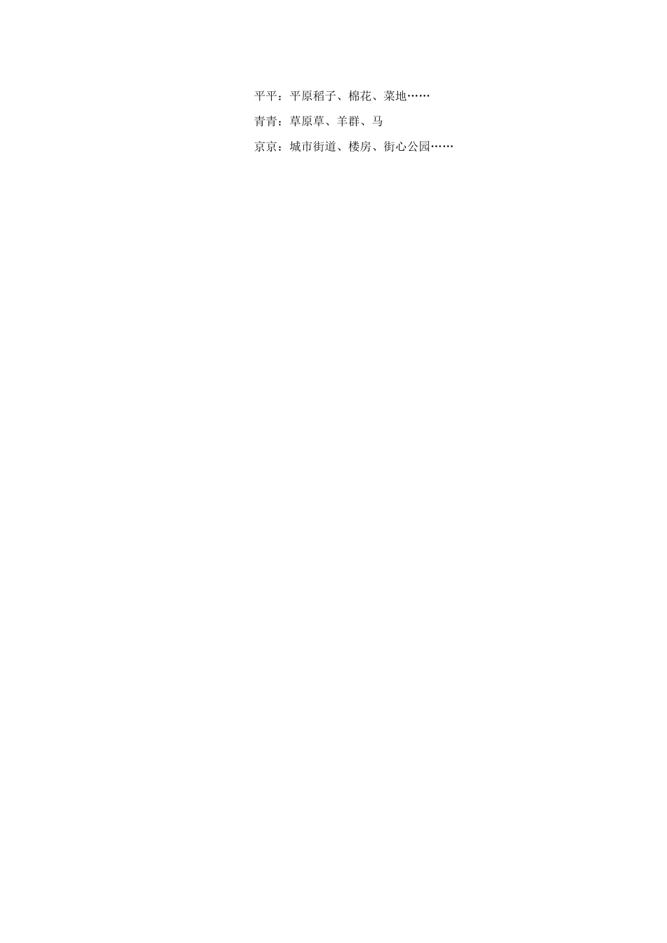 （秋季版）春一年级语文下册 第三单元 第13课《画家乡》教案1 北京版-北京版小学一年级下册语文教案_第3页