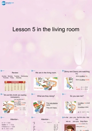 2014秋六年级英语上册 Lesson 5 In the Living Room课件1 冀教版