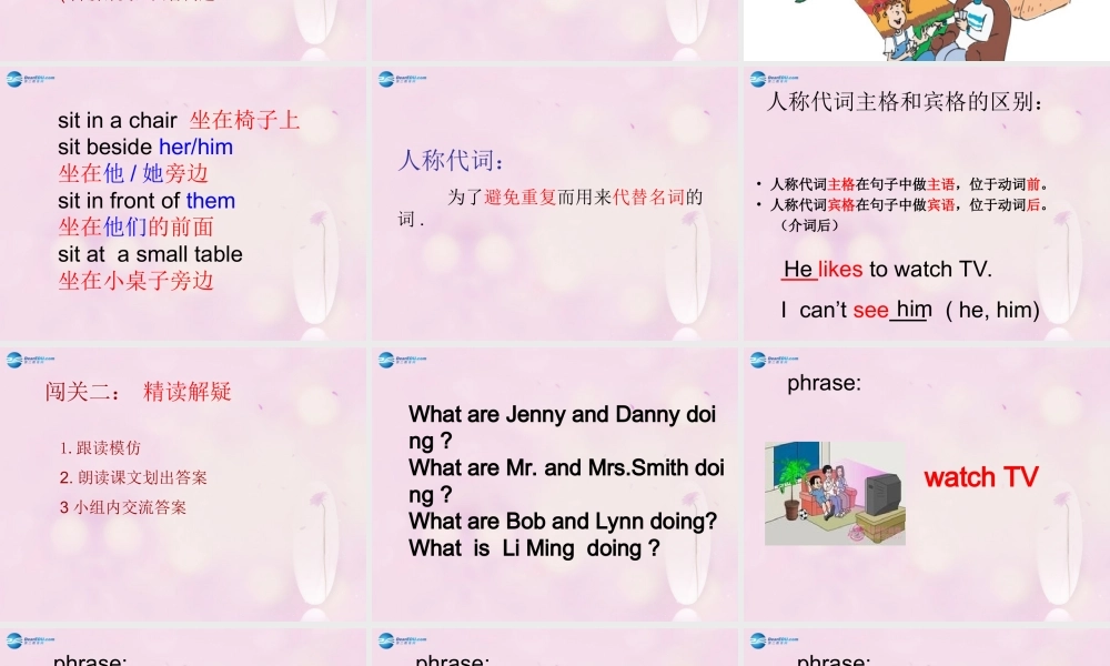 2014秋六年级英语上册 Lesson 5 In the Living Room课件2 冀教版