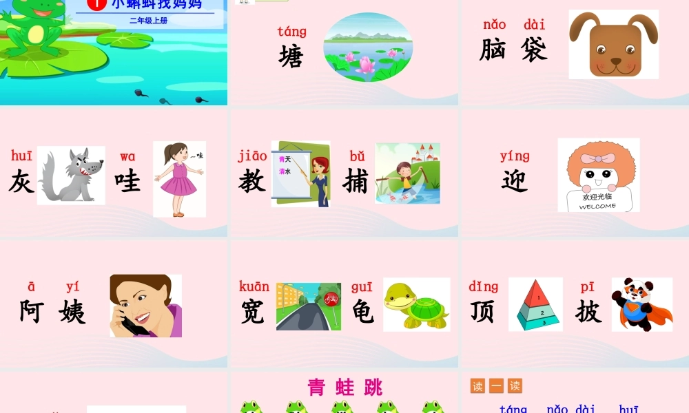 1 小蝌蚪找妈妈课件