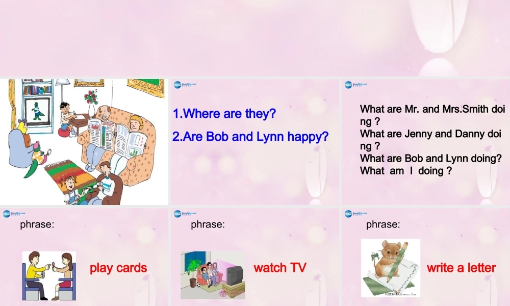 2014秋六年级英语上册 Lesson 5 In the Living Room课件3 冀教版