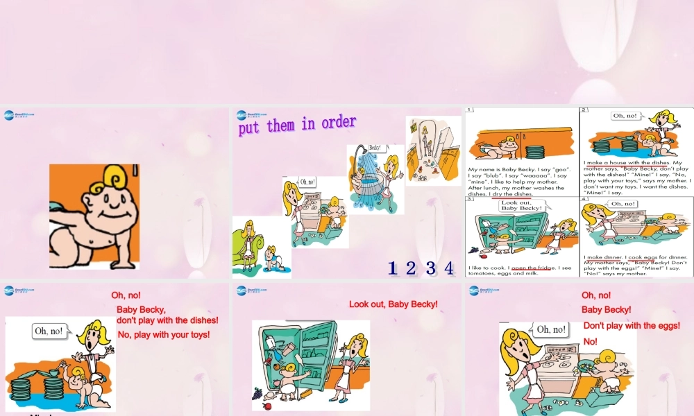 2014秋六年级英语上册 Lesson 6 Baby Becky at Home课件2 冀教版