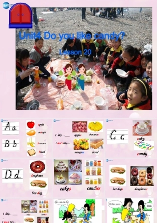 2014春三年级英语下册 Unit 4 Do you like condy课件1 人教版（精通）