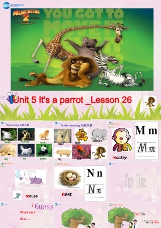 2014春三年级英语下册 Unit 5 It’s a parrot课件1 人教版（精通）