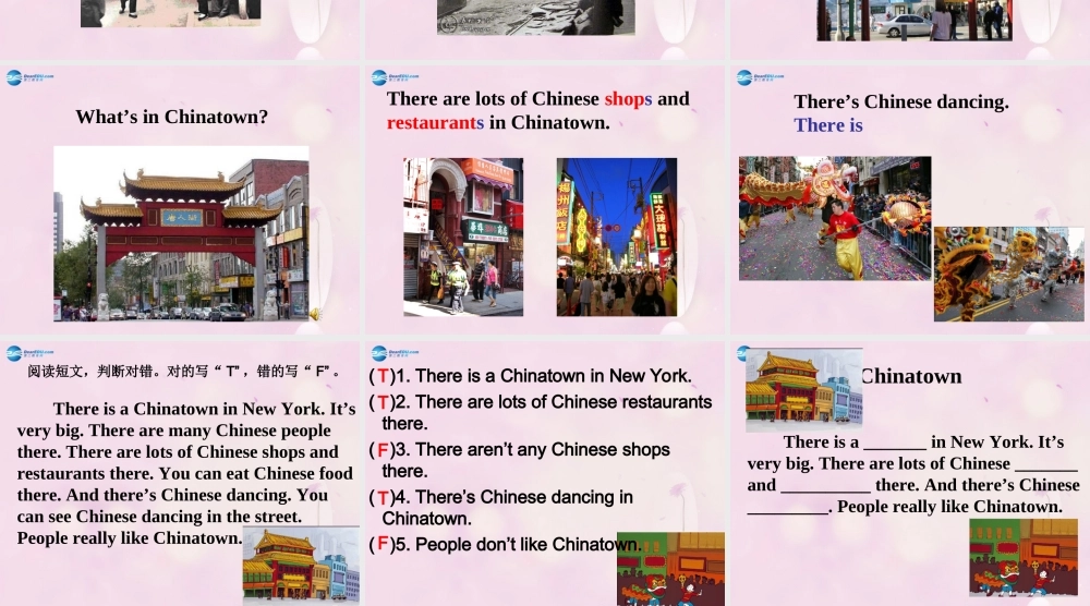 2014秋六年级英语上册 Module 2 Unit 1 I went to Chinatown in New York yesterday课件1 外研版（一起）