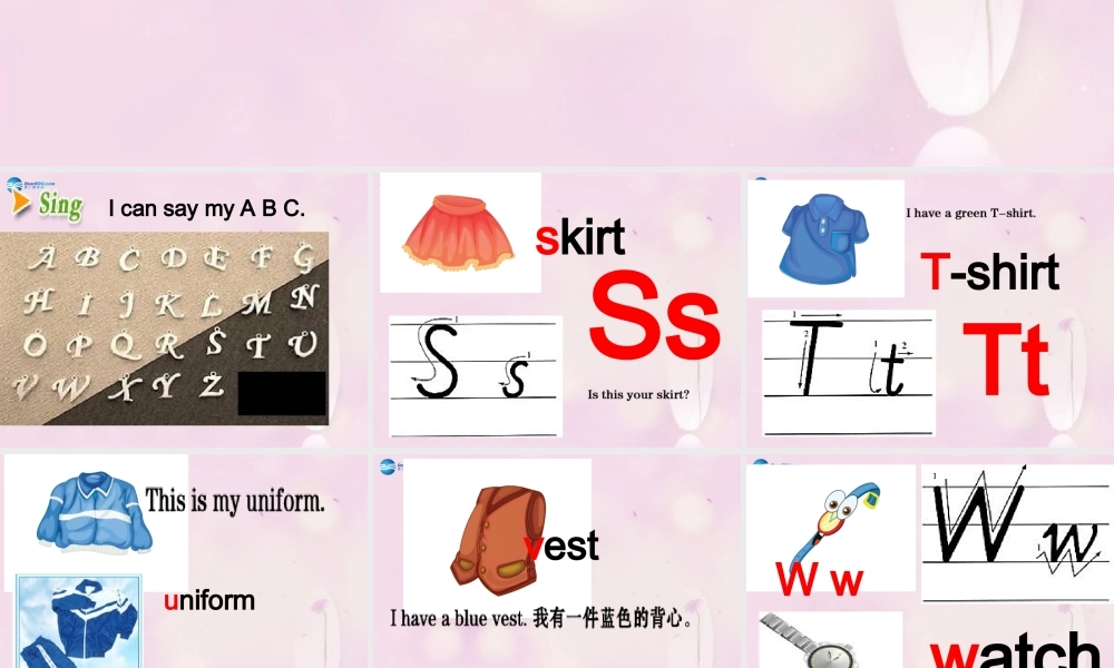 2014春三年级英语下册 Unit 6 Is this your skirt课件 人教版（精通）