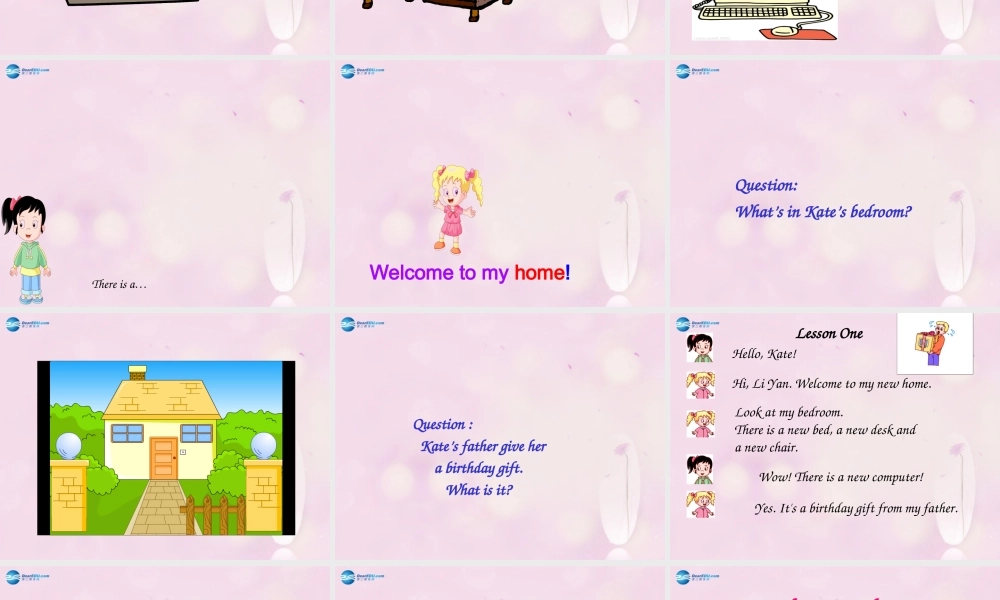 2014春四年级英语下册 Unit 1 Welcome to my new home课件1 人教版（精通）