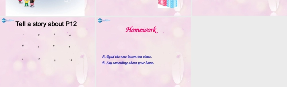 2014春四年级英语下册 Unit 1 Welcome to my new home课件6 人教版（精通）