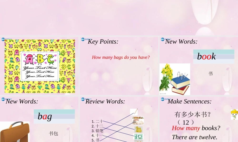 2014春四年级英语下册 Unit 2 There are forty students in our class课件2 人教版（精通）