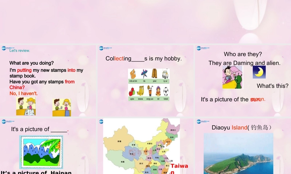 2014秋六年级英语上册 Module 3 Unit 2 Collecting stamps is my hobby课件1 外研版（一起）