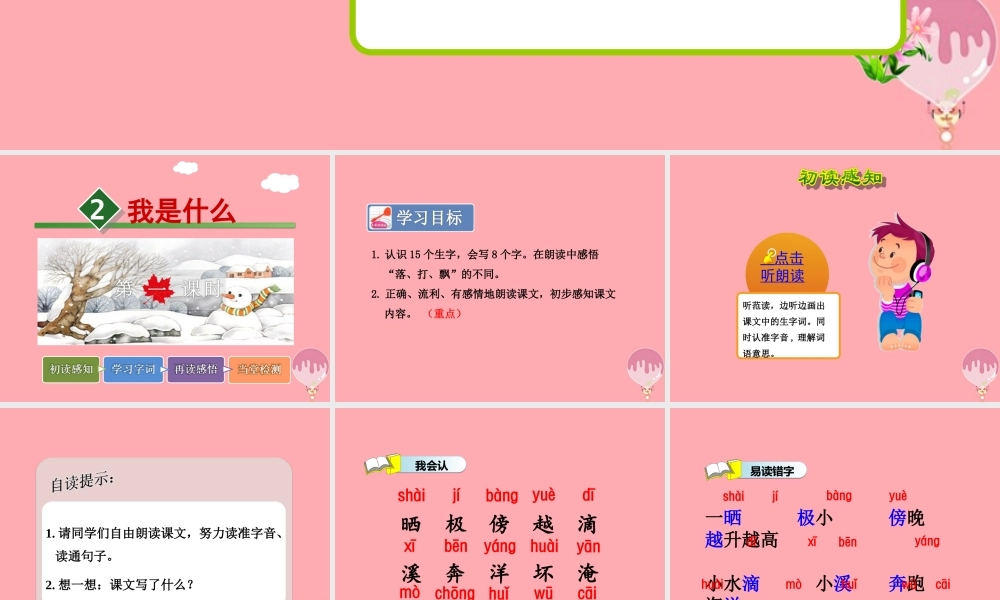 2.我是什么【第1课时】