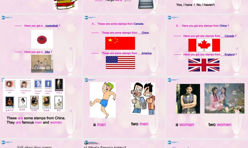 2014秋六年级英语上册 Module 3 Unit 2 Collecting stamps is my hobby课件2 外研版（一起）